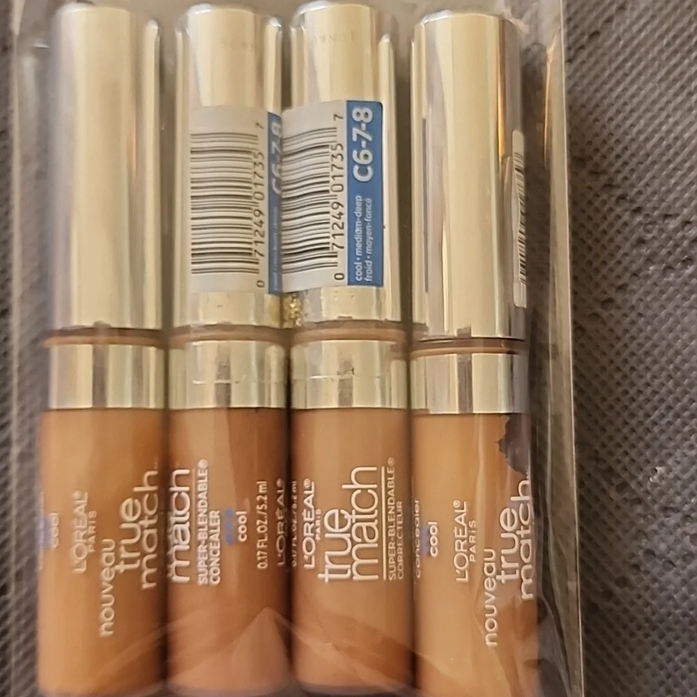 L'Oreal Concealer Liquid Makeup W6-7-8 Cool 4-pack - Picture 1 of 5